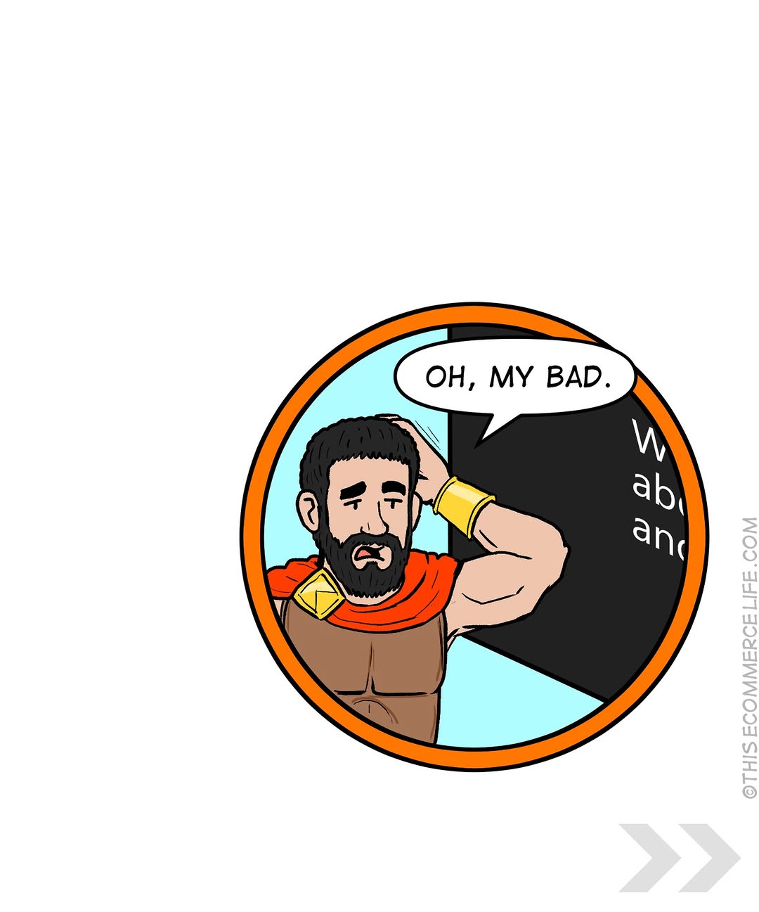 King Leonidas abandons his legendary stand