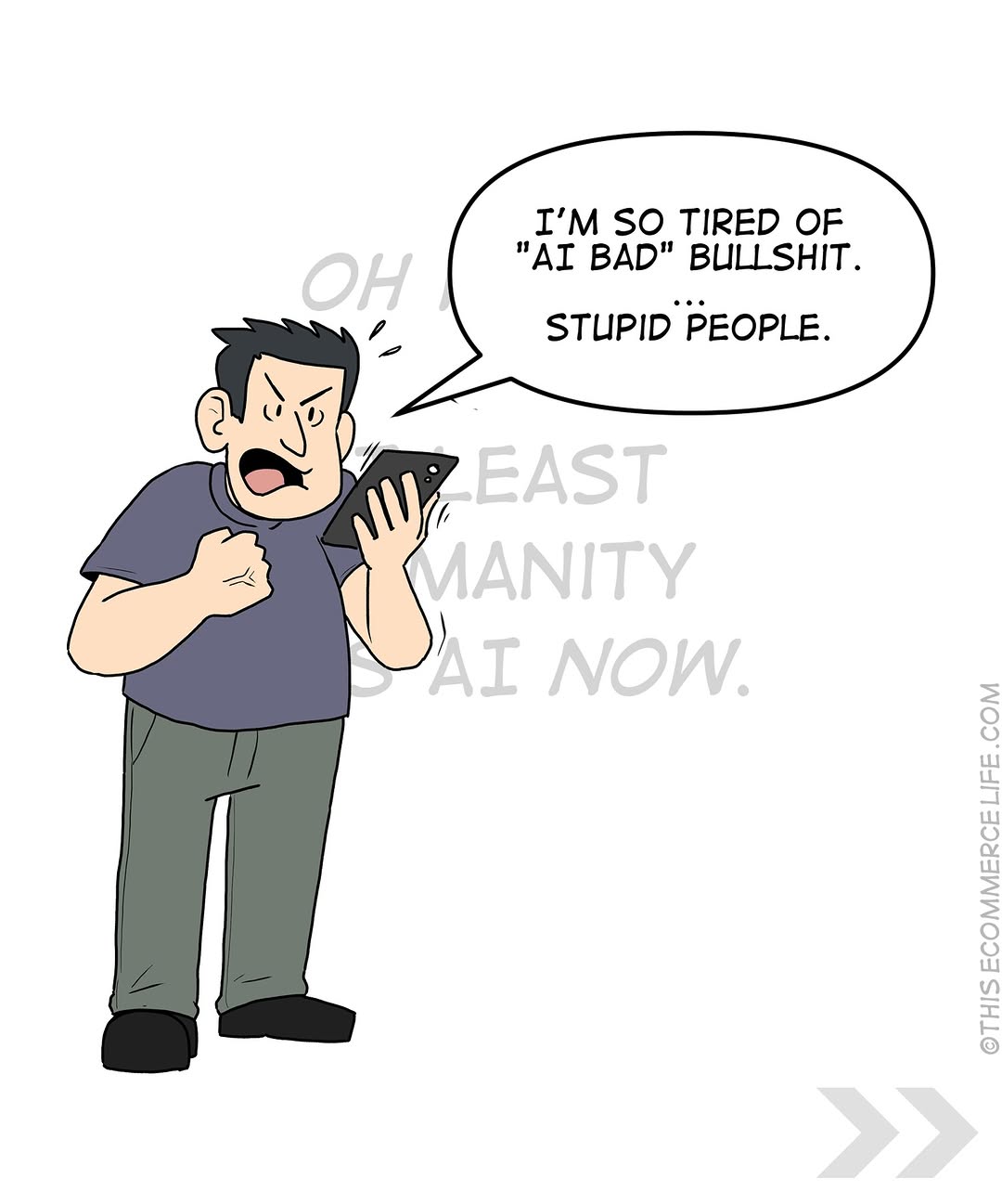 I'm so tired of AI bad BS. Stupid people.